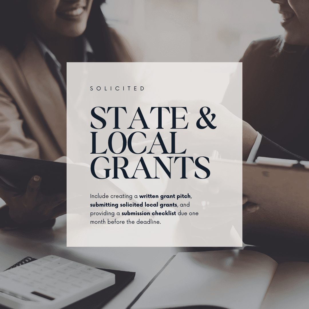 State and Local Grants - Solicited