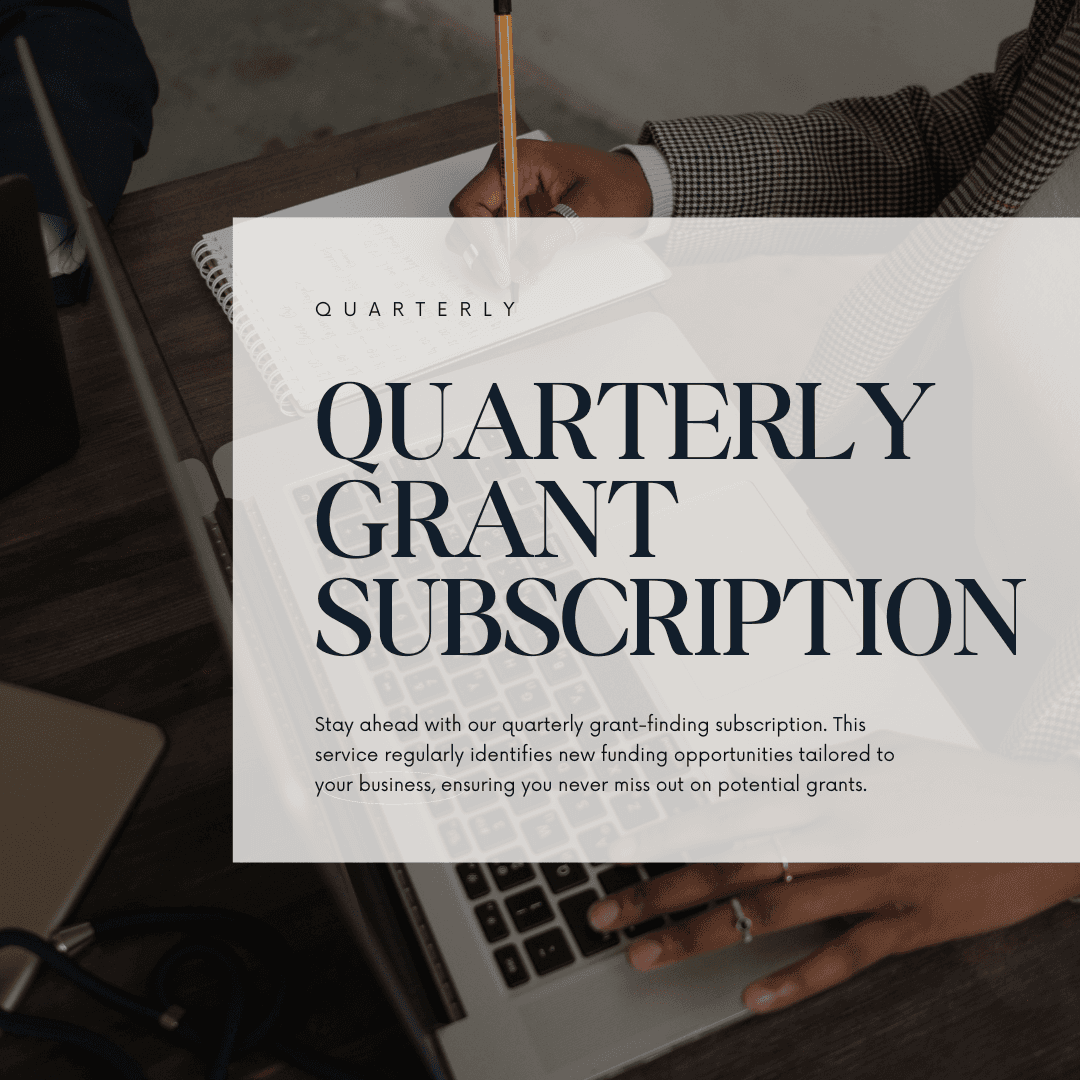 Quarterly Grant-Finding Subscription